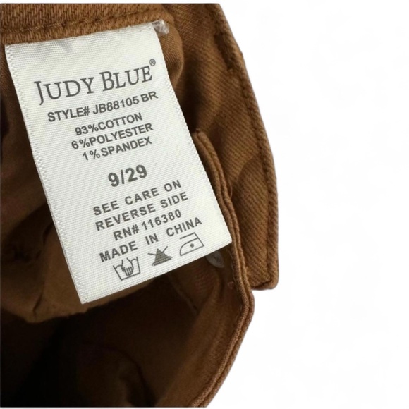 Judy Blue Woodland Brown High-Waisted Skinny Pants - Picture 5 of 5